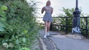 Butt plug, flashing, masturbation – public adventures by MIMI CICA